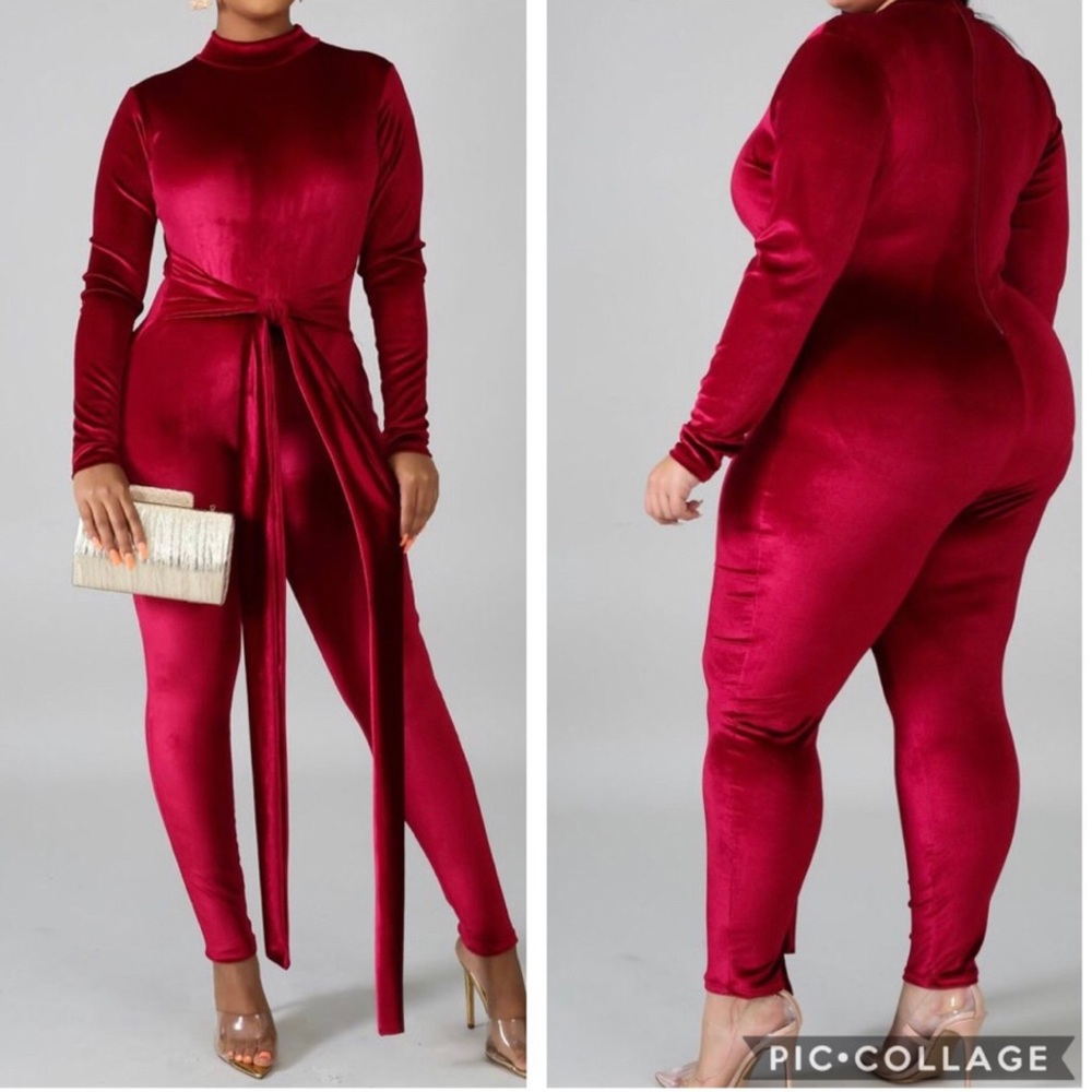 Velvet Jumpsuit/Romper